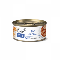 Brit Care Cat Pate Beef With Olives 70g