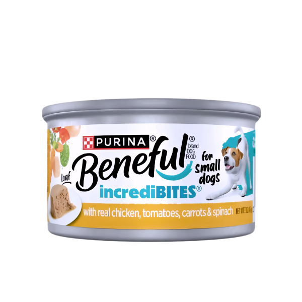 Beneful Dog Canned Food Chic & Spinach Pate 85gx3
