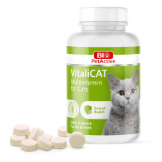 Bio PetActive Supplement Tablets Cat VitaliCat Multivitamin 75g (150 Tabs)