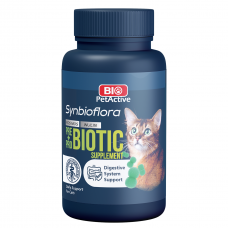 Bio PetActive Synbioflora Prebiotic and Probiotic Supplement for Cats 30g (60 Tabs)