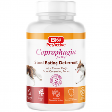 Bio PetActive Coprophagia Stool Eating Deterrent for Dogs 90g (60 Tabs)