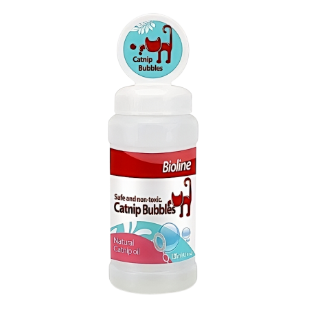 Bioline Catnip Bubbles for Cats 120ml