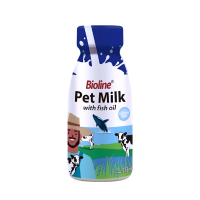 Bioline Dairy Milk Fish Oil Lactose-Free 220ml for Cats & Dogs (6 bottles)
