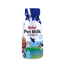 Bioline Dairy Milk Fish Oil Lactose-Free 220ml for Cats & Dogs