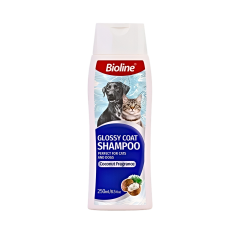 Bioline Shampoo Glossy for Cats & Dogs 250ml