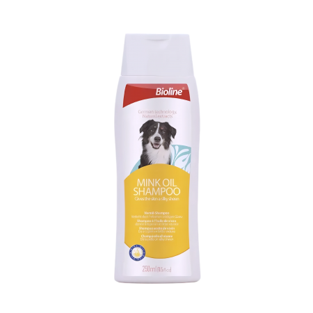 Bioline Shampoo Mink oil for Dogs 250ml