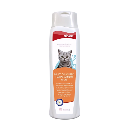 Bioline Shampoo Multi Coloured for Cats 200ml