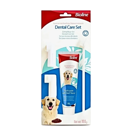 Bioline Dental Care Set Beef for Dogs 100g