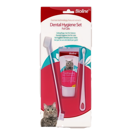 Bioline Dental Care Set Cheese for Cats 100g