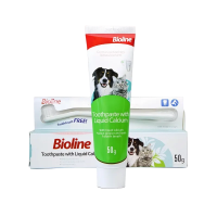 Bioline Dental Care Set w/Liquid Calcium for Cats & Dogs 50g Bioline Dental Care Set w/Liquid Calcium for Cats & Dogs 50g