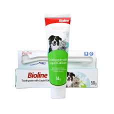 Bioline Dental Care Set w/Liquid Calcium for Cats & Dogs 50g