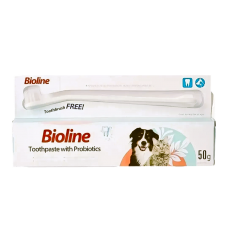 Bioline Dental Care Set w/Probiotics for Cats & Dogs 50g