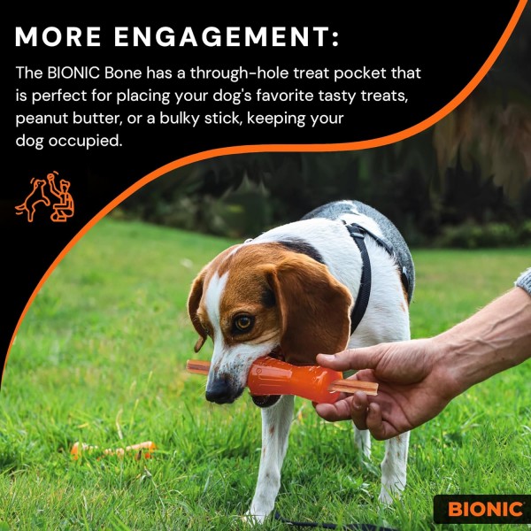Bionic Dog Toy Bone Medium