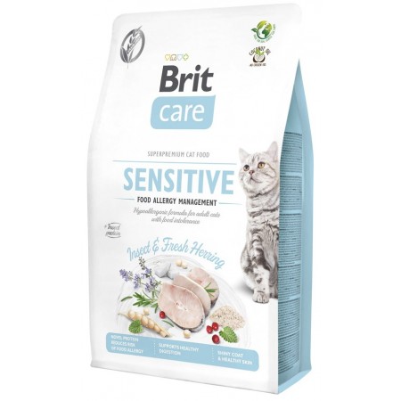 Brit Care Cat Dry Food Grain-Free Sensitive Food Allergy Management 7kg x 3 Bags