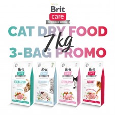 Brit Care Grain-Free Cat Dry Food 7kg (3 - Bag Promo)