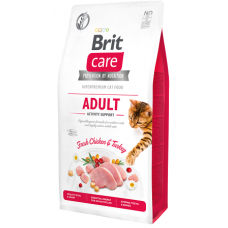 Brit Care Grain-Free Adult Activity Support Cat Dry Food 7kg