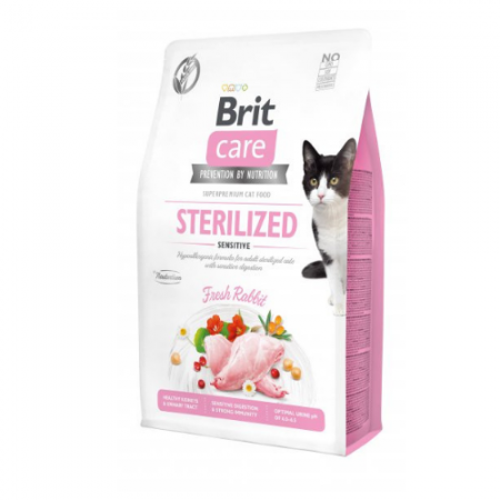 Brit Care Grain-Free Sterilized Sensitive Cat Dry Food 2kg