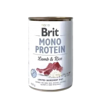 Brit Care Dog Canned Food Mono Protein Lamb & Rice 400g x6