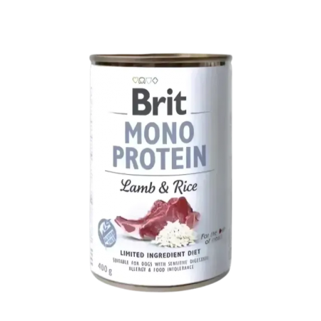 Brit Care Dog Canned Food Mono Protein Lamb & Rice 400g