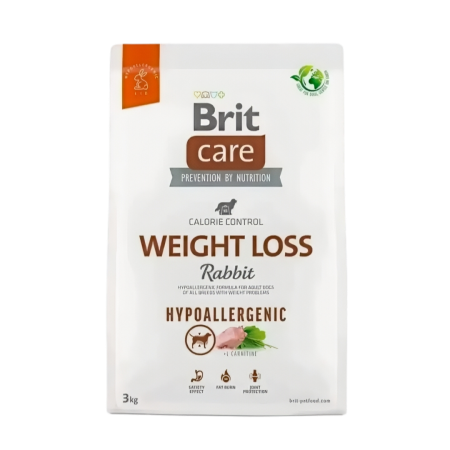 Brit Care Dog Grain-free Hypoallergenic Weight Loss Rabbit 3kg (2 bags)