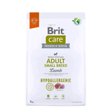 Brit Care Dog Hypoallergenic Lamb & Rice Adult Small Breed 3kg Brit Care Dog Hypoallergenic Lamb & Rice Adult Small Breed 3kg