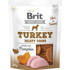 Brit Care Dog Jerky-Turkey Meaty Coins 200g