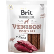 Brit Care Dog Jerky-Venison Protein Bar 200g (3 Packs)