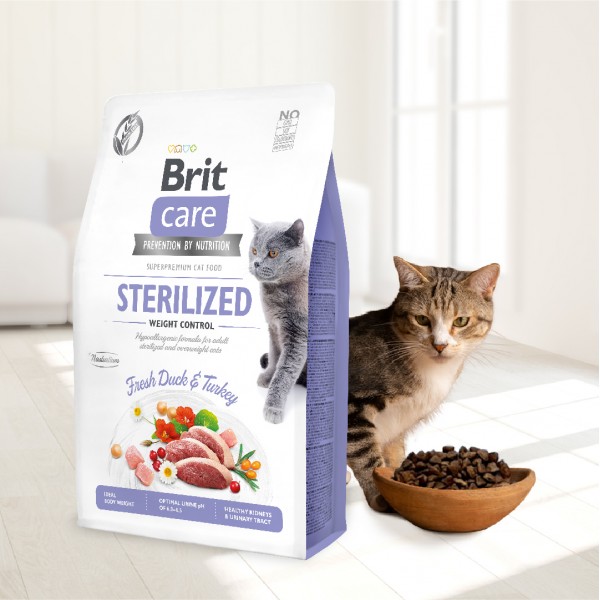 Brit Care Cat Grain-Free Sterilized Weight 2kg