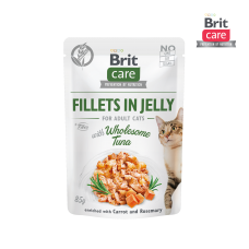 Brit Care Cat Fillets in Jelly Wholesome Tuna 85g (24 Pouches)