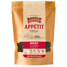 Bronco Appétit Beef Liver  Dog Treats 90g (2 Packs)