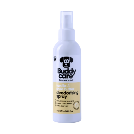 Buddycare Dog Deodorising Spray Vanilla & Shea Butter 200ml
