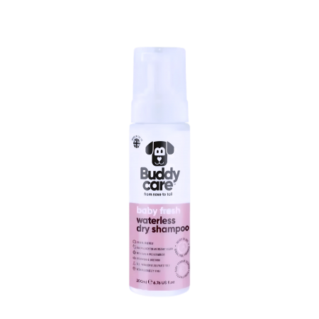 Buddycare Dog Dry Shampoo Waterless Baby Fresh 200ml