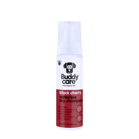 Buddycare Dog Dry Shampoo Waterless Black Cherry 200ml