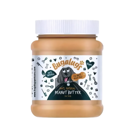 Bugalugs Dog 100% Natural Peanut Butter 340g