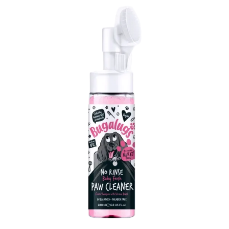Bugalugs Dog Paw Cleaner No-Rinse Baby Fresh 200ml