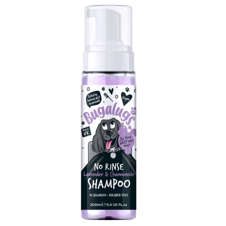 Bugalugs Dog Shampoo No Rinse Lavender & Chamomile 200ml