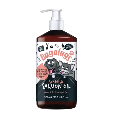 Bugalugs Pets Supplement Salmon Oil 500ml