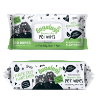 Bugalugs Pets Wipes Fragrance Free Biodegradable (110 pcs) Bugalugs Pets Wipes Fragrance Free Biodegradable (110 pcs)