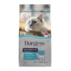 Burgess Neutered Cat Dry Food 1.5kg