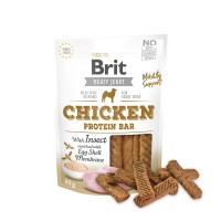 Brit Care Meaty Jerky Chicken with Insect Protein Bar Dog Treats 80g (3 Packs)