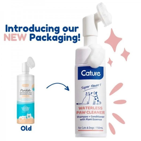 Cature Pet Paws Waterless Cleaning Foam 150ml