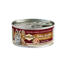 Carnilove Cat Canned Food Turkey & Reindeer Adult 100g (4 cans)