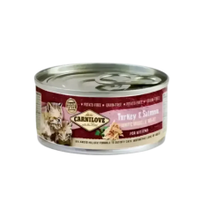 Carnilove Cat Canned Food Turkey & Salmon Kitten 100g