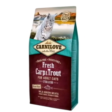 Carnilove Cat Grain-Free Fresh Carp & Trout for Sterile Cats 2kg
