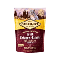 Carnilove Cat Grain-Free Fresh Chicken & Rabbit Gourmands 400g (2 bags)