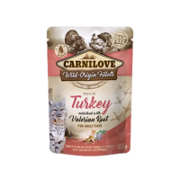 Carnilove Cat Pouch Turkey w/Valerian 85g (4 packs)