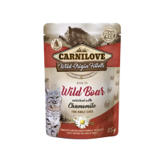 Carnilove Cat Pouch Wild Boar w/Chamomile 85g