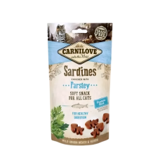 Carnilove Cat Treats Semi-Moist Sardines enriched w/Parsley 50g