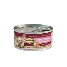 Carnilove Cat Canned Food Grain-Free Turkey & Salmon Kitten 100g Carnilove Cat Canned Food Grain-Free Turkey & Salmon Kitten 100g