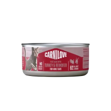 Carnilove Cat Canned Food Pate Turkey & Reindeer 100g Carnilove Cat Canned Food Pate Turkey & Reindeer 100g